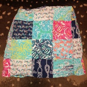 Lilly Pulitzer patchwork skirt